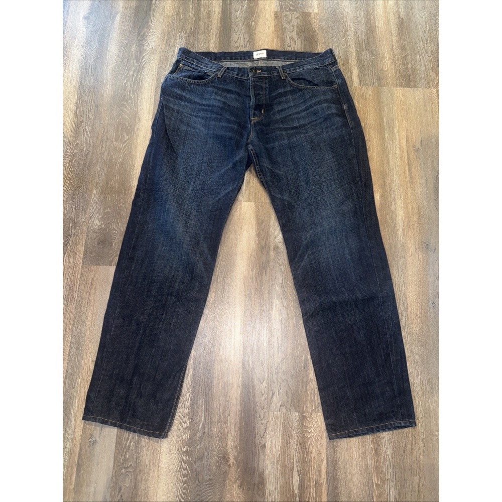 Hudson Blue Denim Jeans Men's Size 38 Button Fly  Made In USA